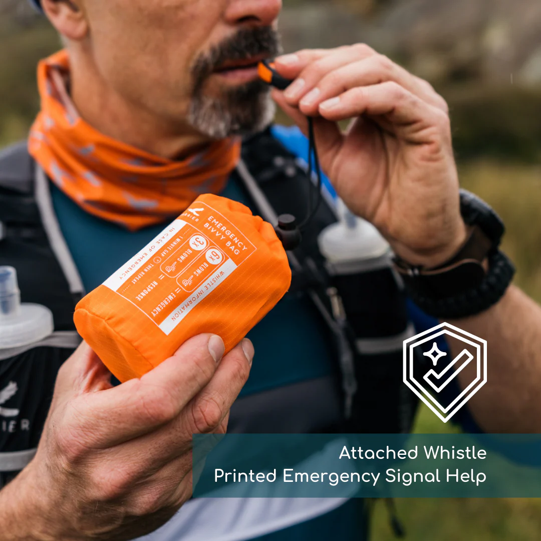 Emergency Survival Bag & Whistle - Image 3