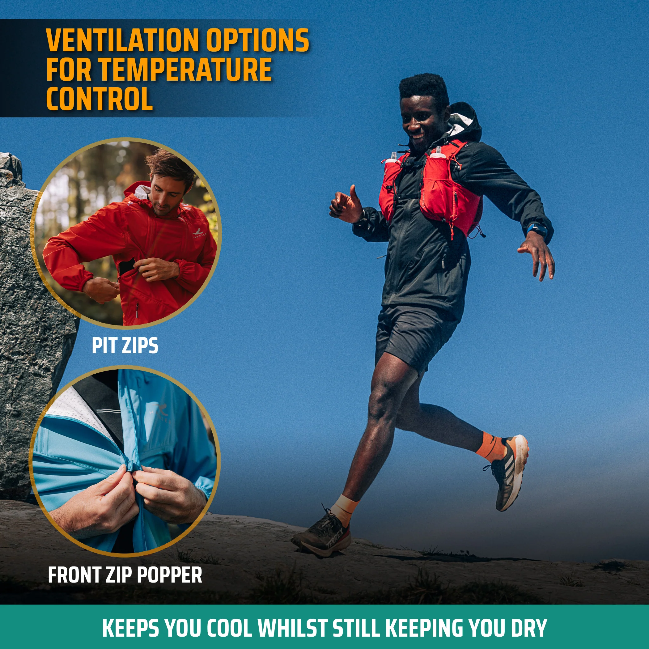 Men's Exmoor Waterproof Jacket - Image 7